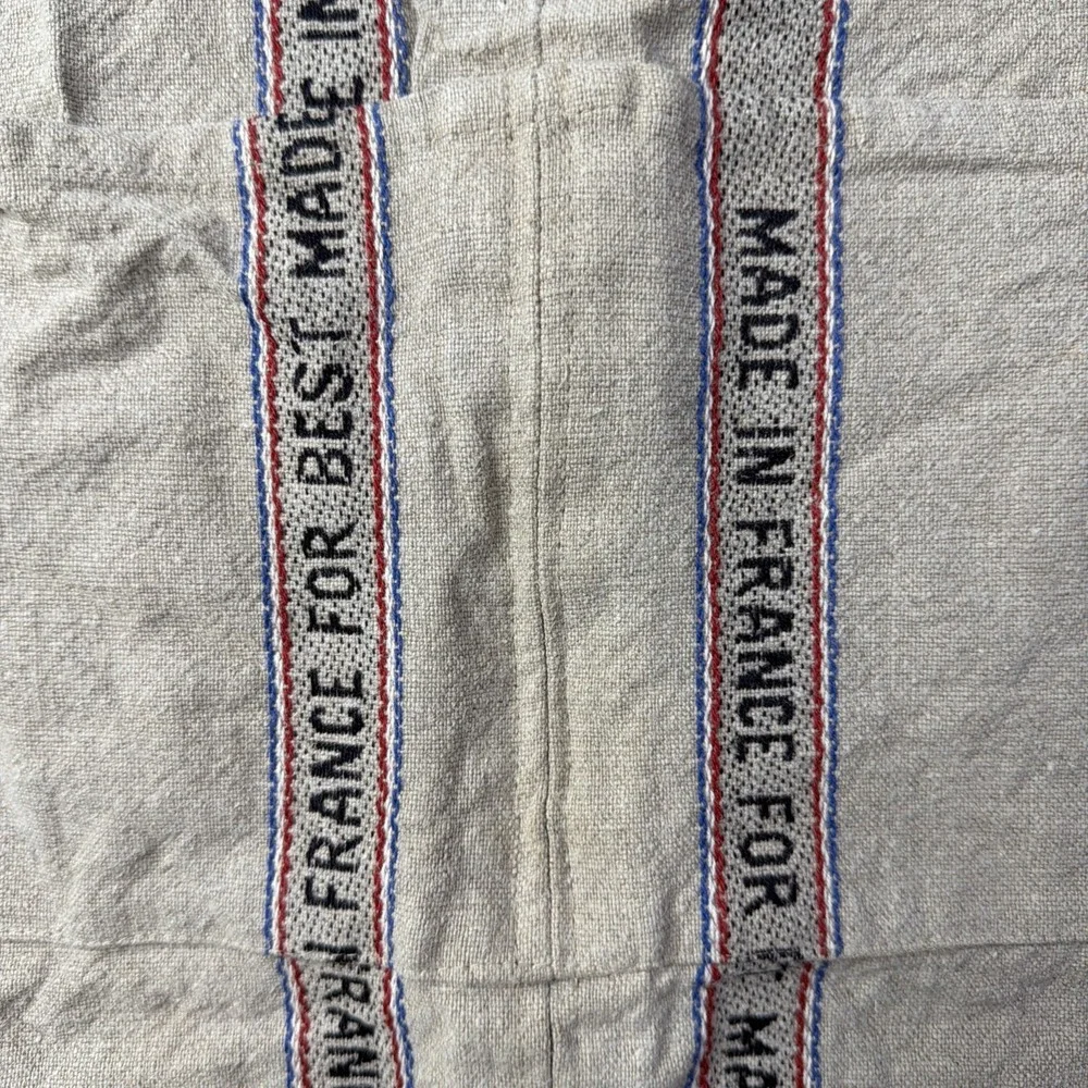 Charvet Editions Apron 100% Linen One Size Made In France Cooking Baking Chef